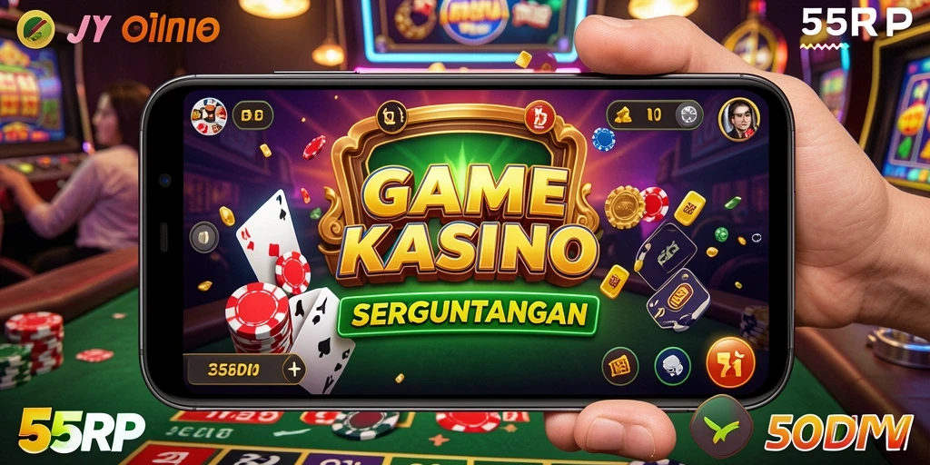 Tampilan utama 55RP menampilkan gameplay Kasino yang seru dan interaktif.