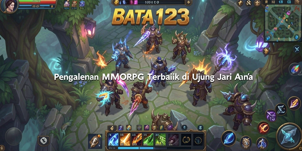 Gameplay BATA123 yang menampilkan aksi seru di dunia MMORPG.