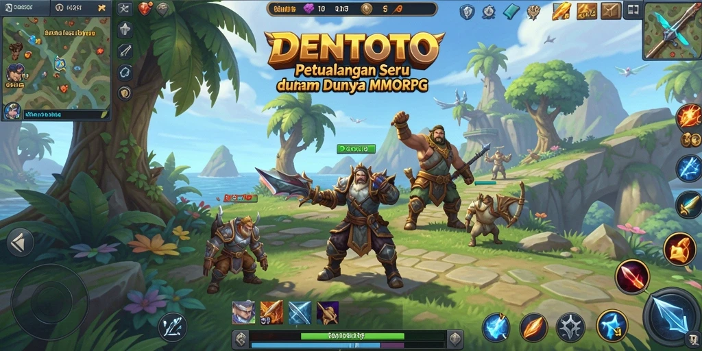 Tampilan gameplay DENTOTO yang menarik dan penuh aksi.