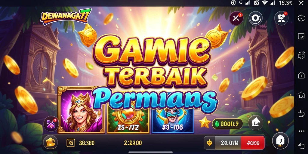 Tampilan gameplay menarik dari DEWANAGA77 yang menyenangkan.