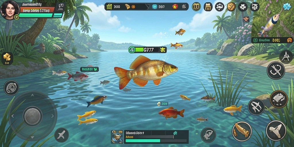 Tangkapan ikan besar di dalam gameplay GF777.