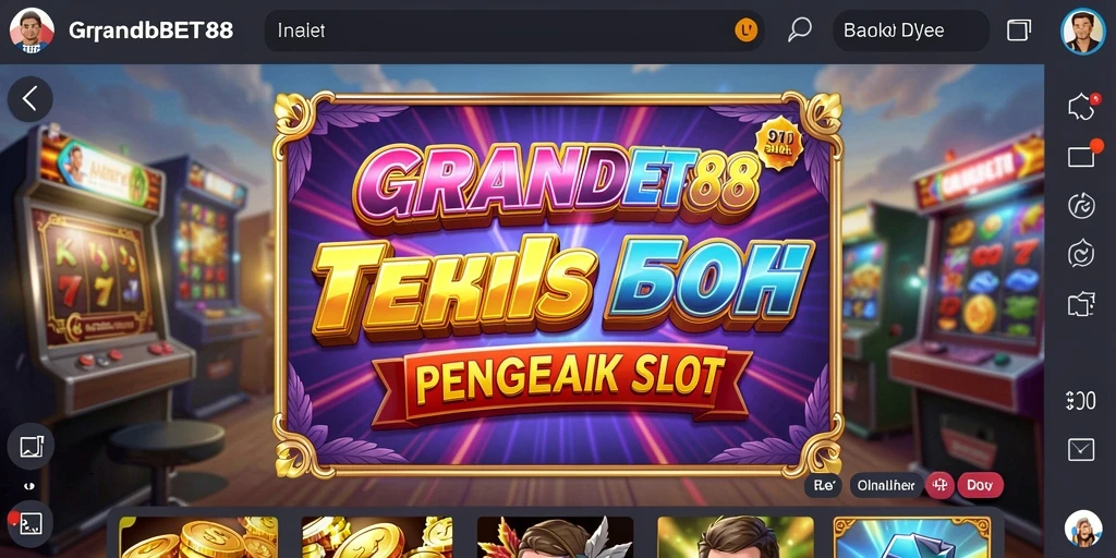 Tampilan gameplay mengesankan dari GRANDBET88 yang menampilkan berbagai tema slot.
