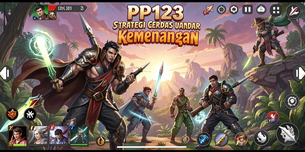 Screenshot gameplay PP123 menampilkan aksi taktis yang mendebarkan.