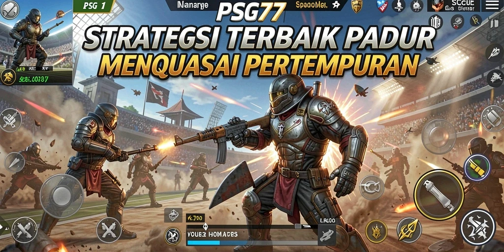Tampilan gameplay yang menarik dengan keahlian strategi.