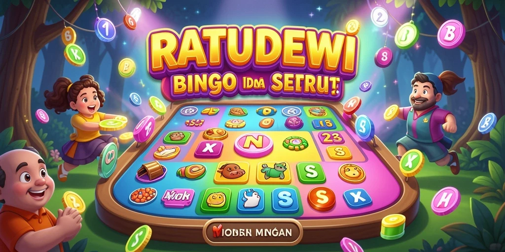 Tampilan gameplay Bingo yang seru dan interaktif di RATUDEWI.