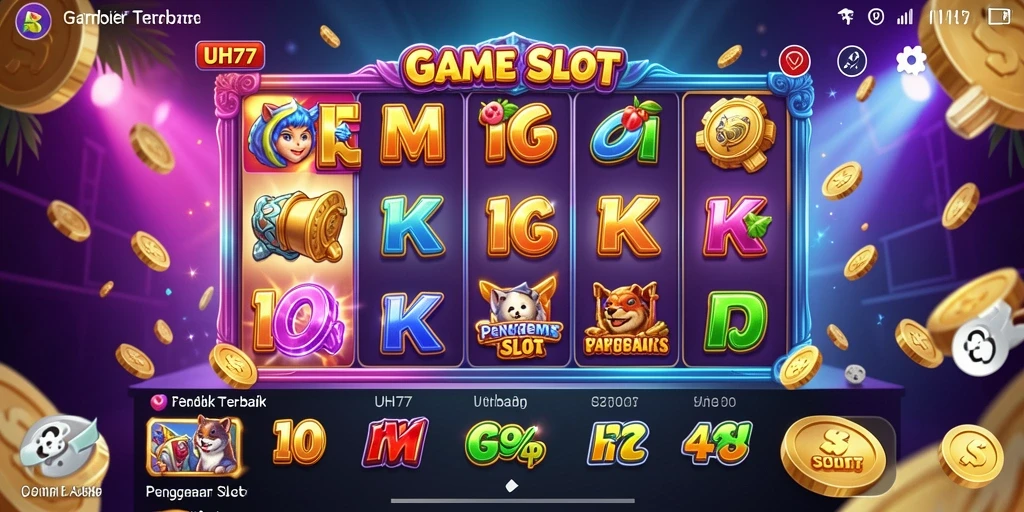 Gameplay UH77 yang seru dan mengasyikkan dengan tema slot menarik.