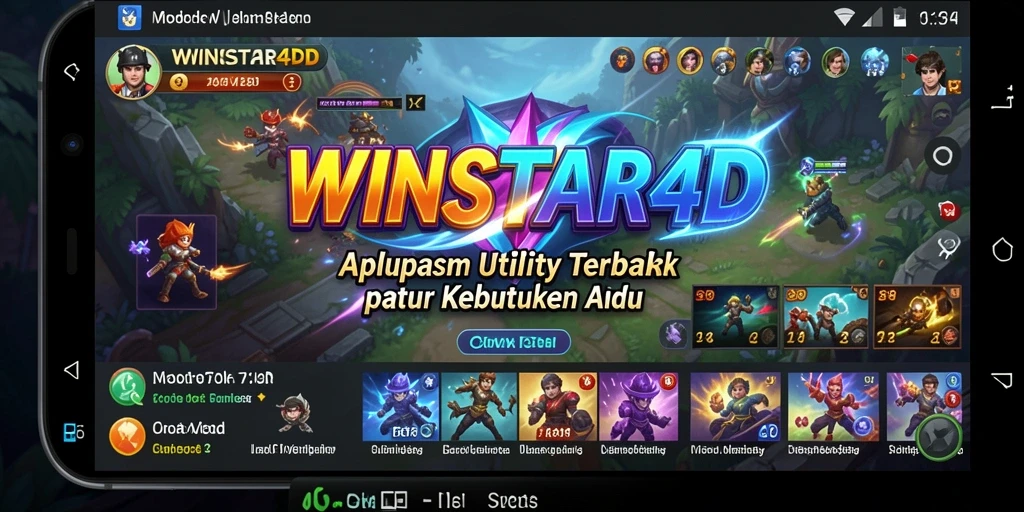 Tampilan antarmuka WINSTAR4D yang modern dan ramah pengguna.
